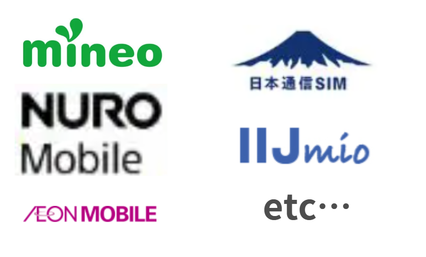 MVNOの格安SIM
